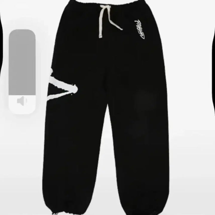 [BUNJANG] PLAYIVN Graffiti Sweat Pants / PLAYIVN 블랙 그래피티 스웨트 팬츠