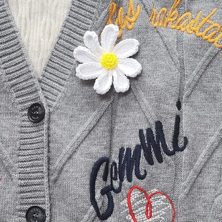 [BUNJANG] Handmade Daisy Brooch - GD Style Accessory / (손뜨개) 지디스타일 데이지브로치 뜨개데이지 포인트악세사리