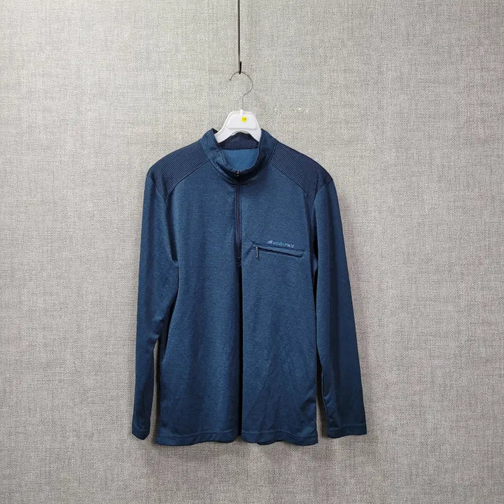 [BUNJANG] Generic Pocket Half-Zip T-shirt / ㄴ159 포켓 반집티 95