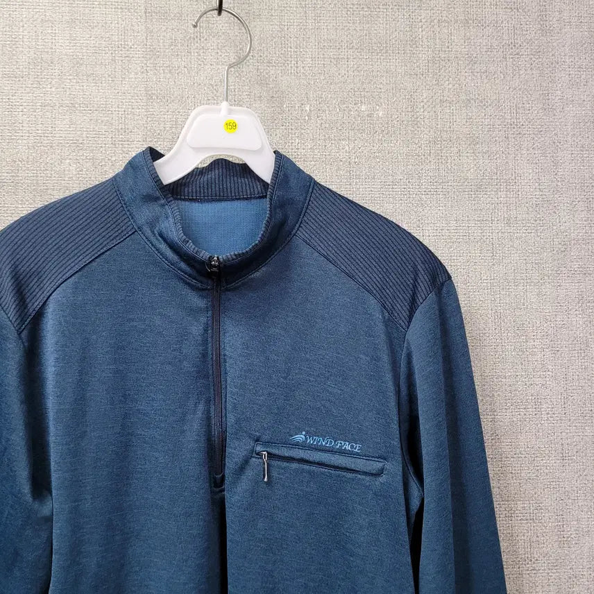 [BUNJANG] Generic Pocket Half-Zip T-shirt / ㄴ159 포켓 반집티 95