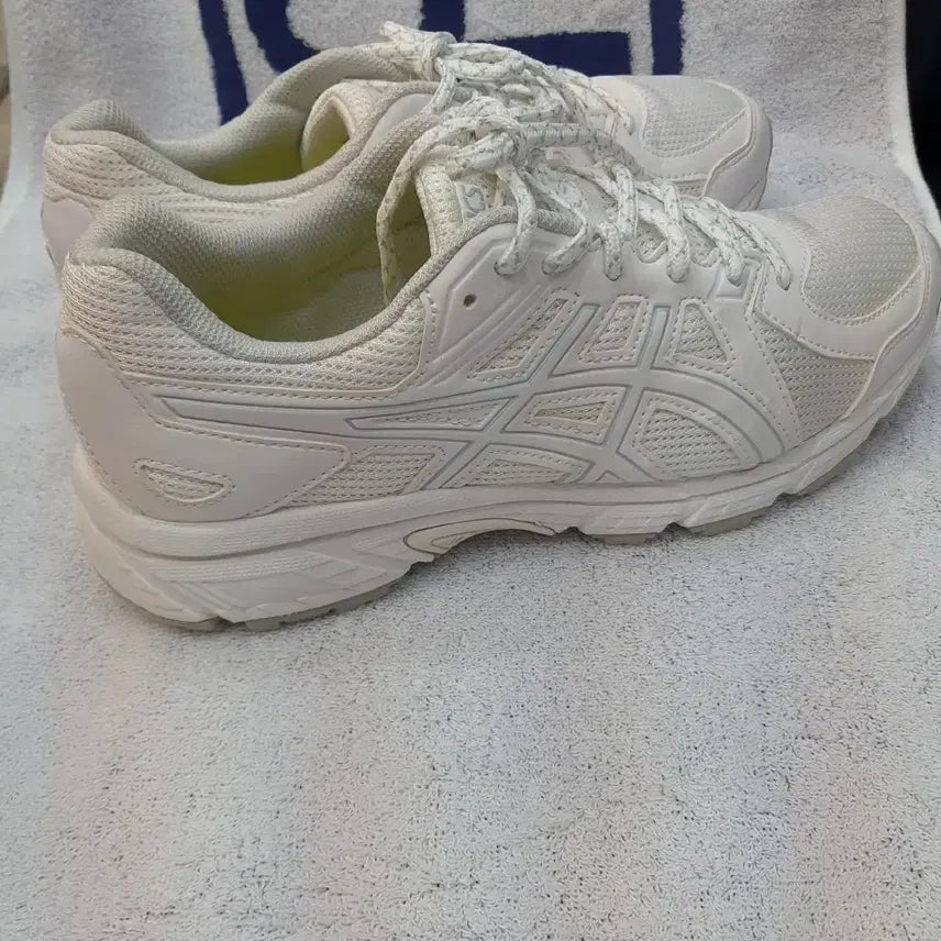 [BUNJANG] Asics White Sneakers 250mm / 아식스 흰색 운동화 250mm