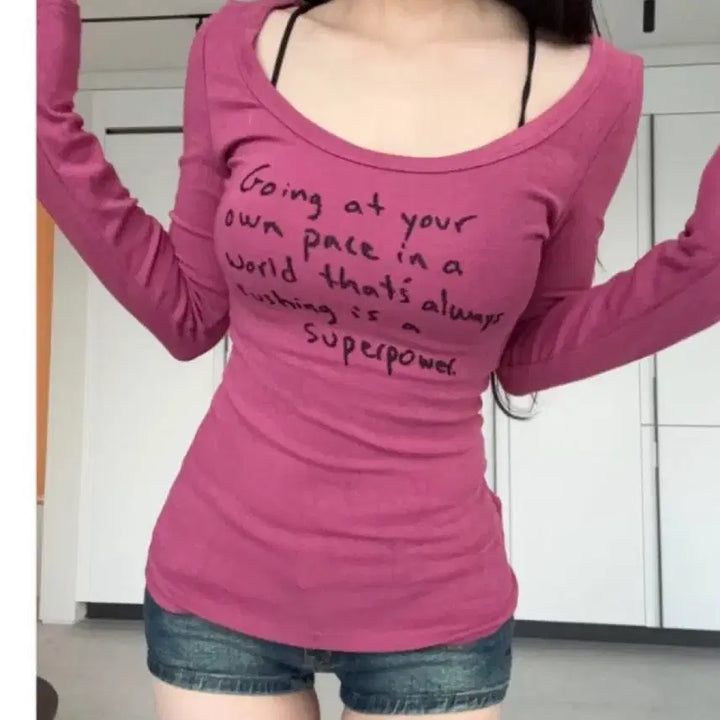 [BUNJANG] YeriYeri Body Shaping Long Sleeve Top / 여리여리 몸매보정 긴팔티