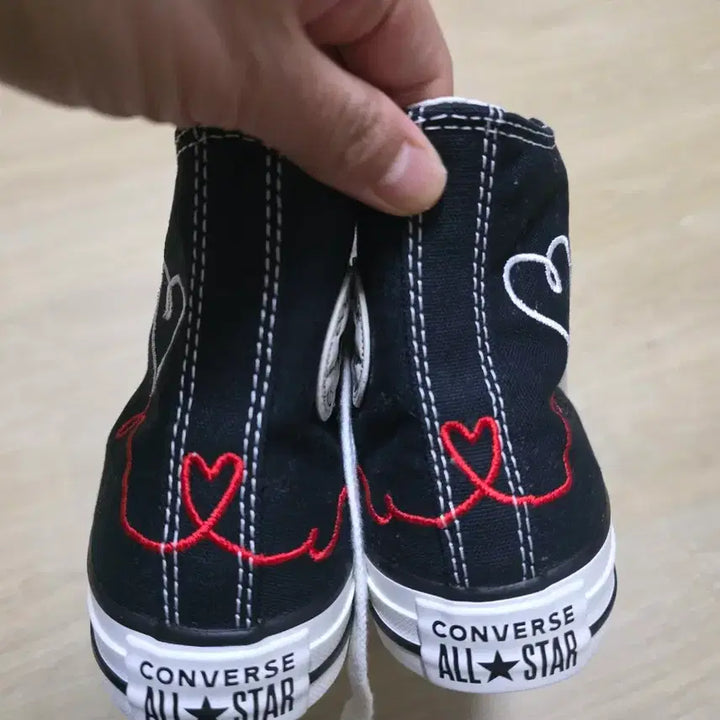 [BUNJANG] Converse Chuck Taylor Black High Valentine&