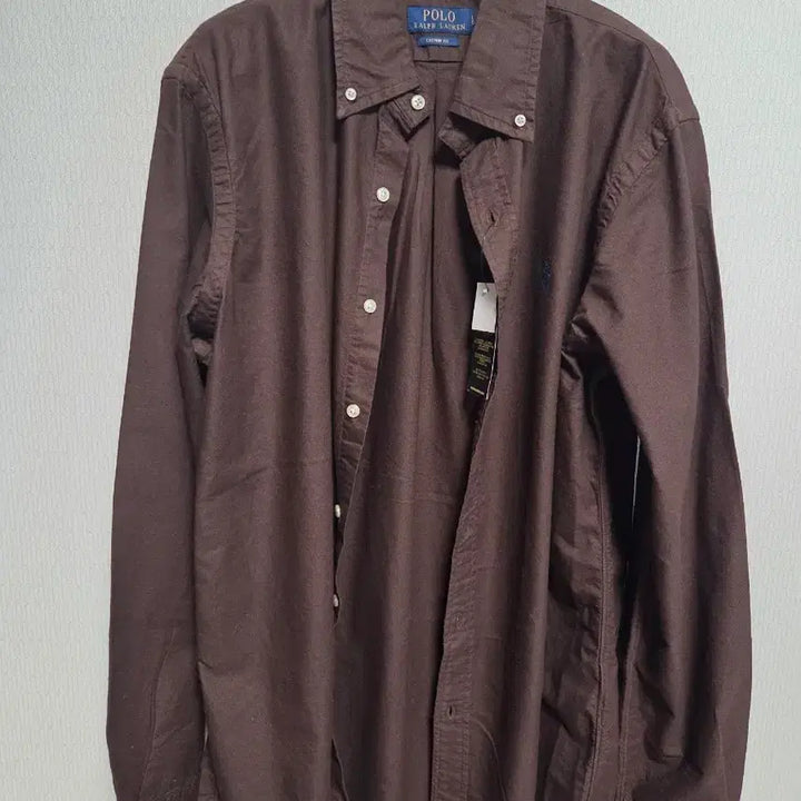 [BUNJANG] Polo Ralph Lauren Brown Shirt / Sp 폴로 랄프로렌 브라운 셔츠 남방