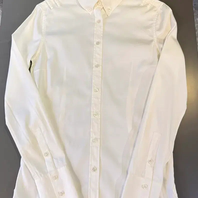 [BUNJANG] TIME White Shirt / 타임 화이트 셔츠 (이탈리아 원단 사용)