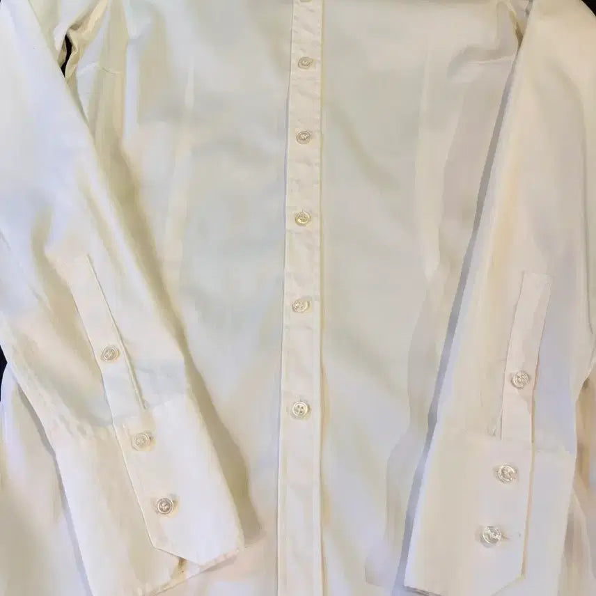 [BUNJANG] TIME White Shirt / 타임 화이트 셔츠 (이탈리아 원단 사용)