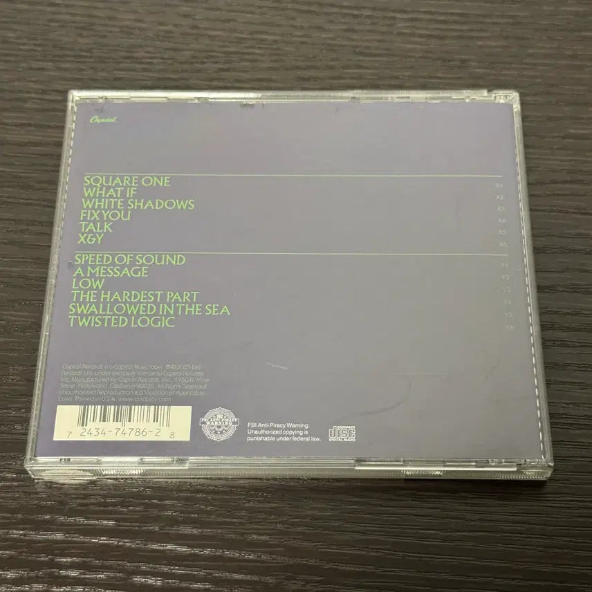 [BUNJANG] Coldplay X&amp;Y US Edition CD / Coldplay - X&amp;Y (미국반)