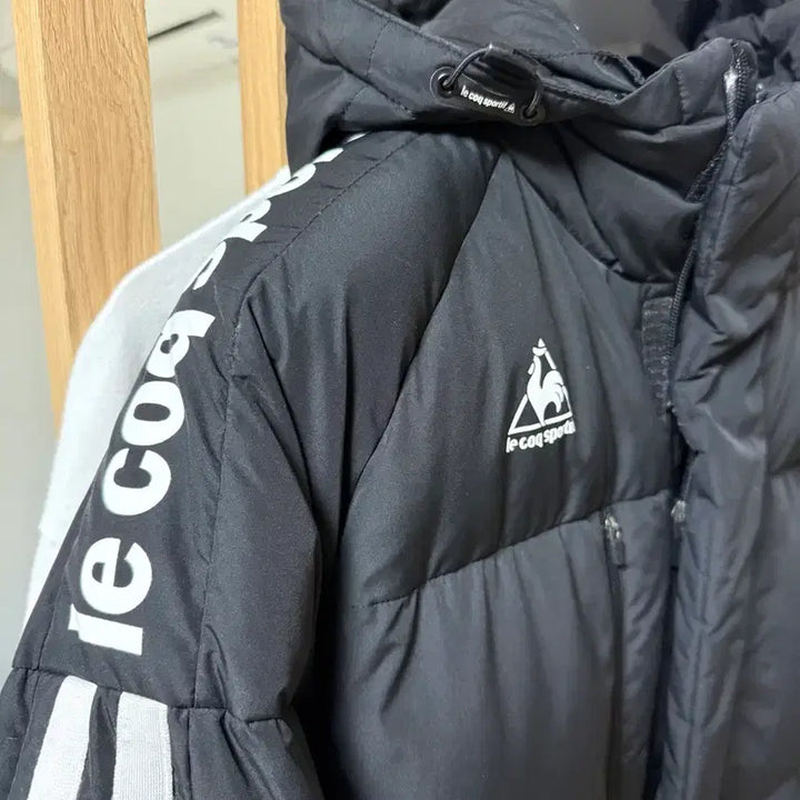 [BUNJANG] Le Coq Sportif Black Long Down Jacket XL / 르꼬끄 스포르티브 블랙 롱패딩 XL