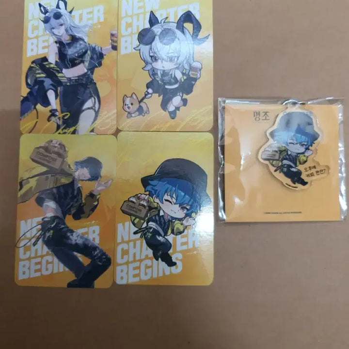 [BUNJANG] Myosho Compose 1st Collaboration Bundle Set Photocard + Brent Keyring / 명조 컴포즈 1차 콜라보 포카 전종 + 브렌트 키링 일괄