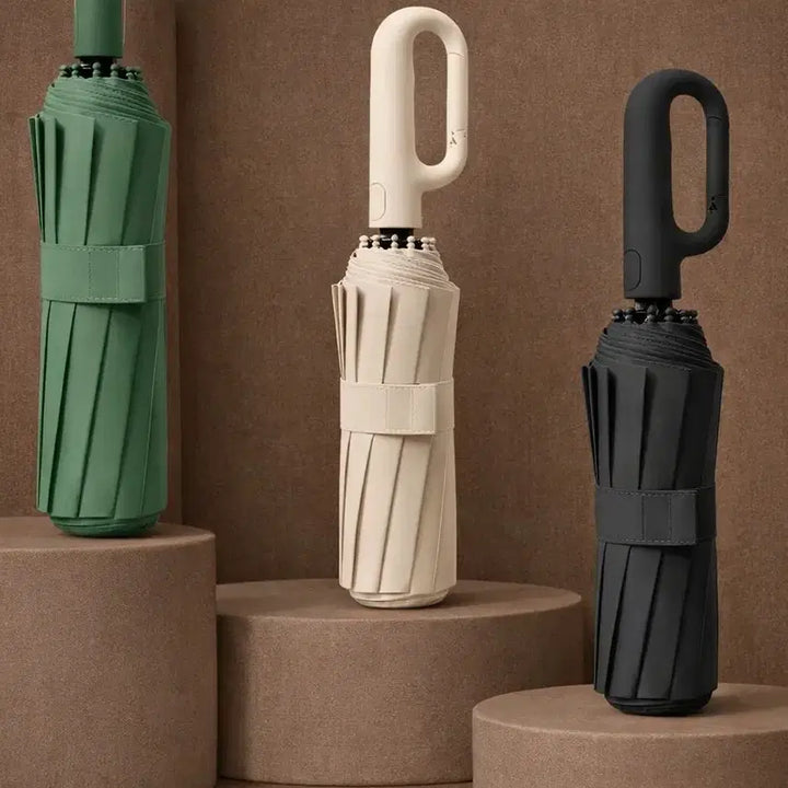 [BUNJANG] Automatic Dual-Layer Umbrella / 자동우산. 이중창살로 비바람에 강한 우산 겸 양산.