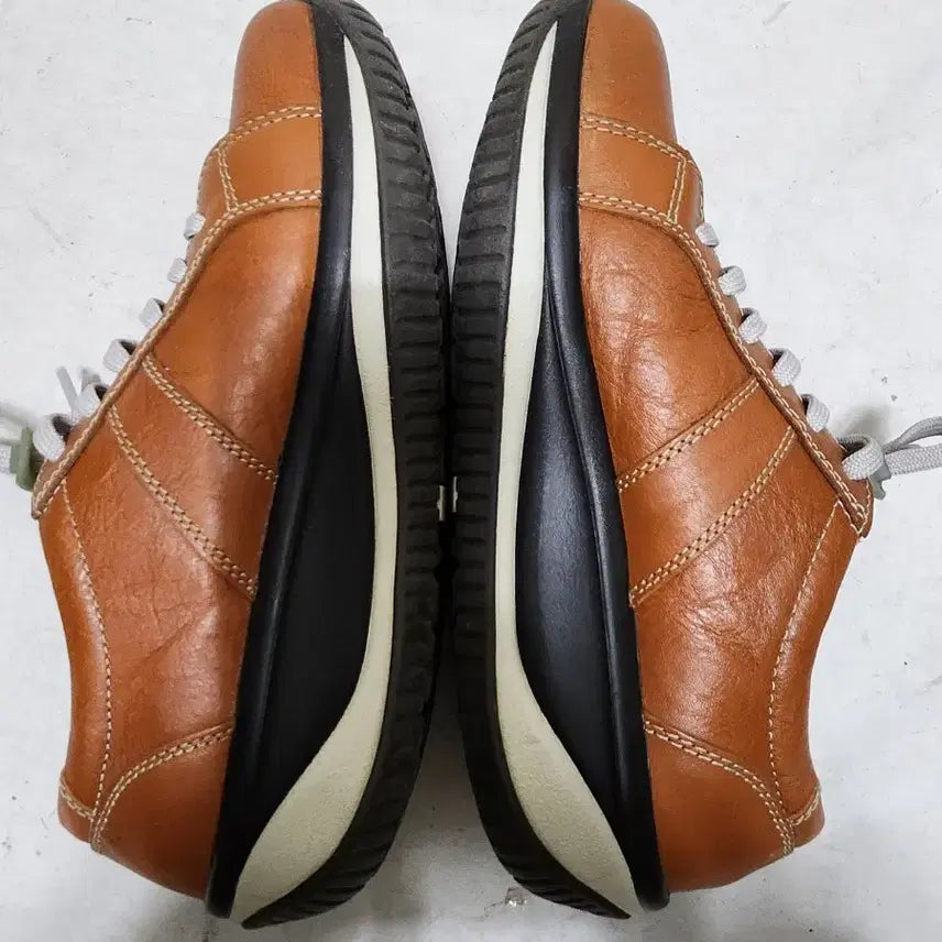 [BUNJANG] Joya Leather Walking Shoes Brown 240 / Joya 가죽 워킹화 브라운 240