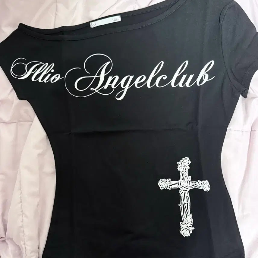 [BUNJANG] ILIO Angel One Shoulder T-shirt / 일리오 Angel one shoulder t-shirts