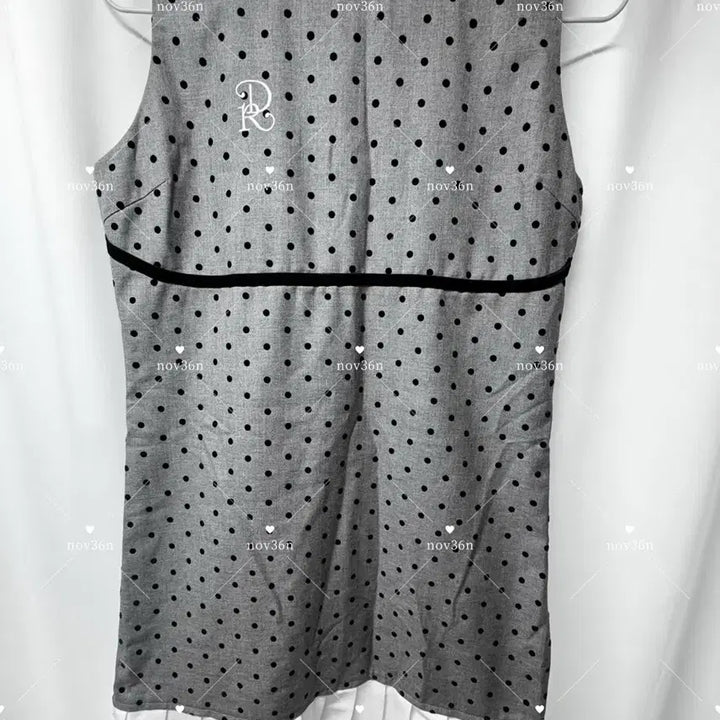 [BUNJANG] Darich Flocking Dot Mini Dress / 다리치 Darich 원피스 일브 스나계 양산형(실사O)