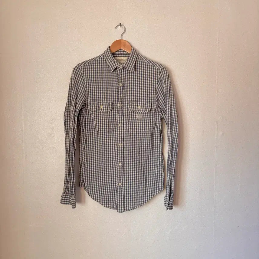 [BUNJANG] Ralph Lauren Denim &amp; Supply Gingham Check Shirt / 랄프로렌 데님앤서플라이 깅엄 체크 셔츠 S 남방 내추럴 폴로