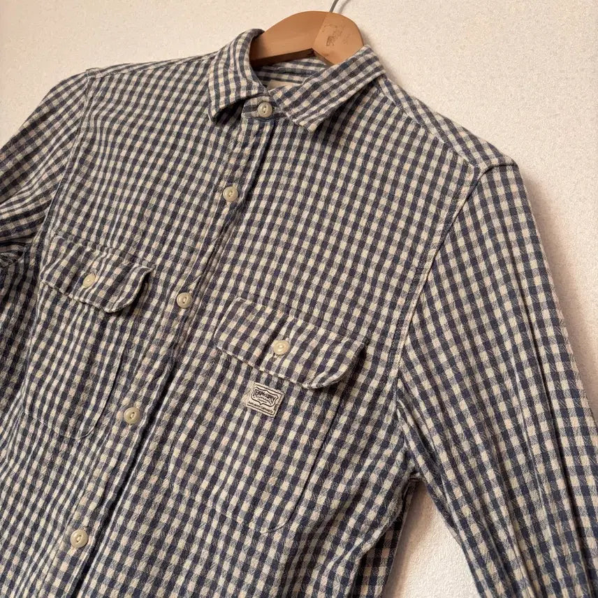 [BUNJANG] Ralph Lauren Denim &amp; Supply Gingham Check Shirt / 랄프로렌 데님앤서플라이 깅엄 체크 셔츠 S 남방 내추럴 폴로
