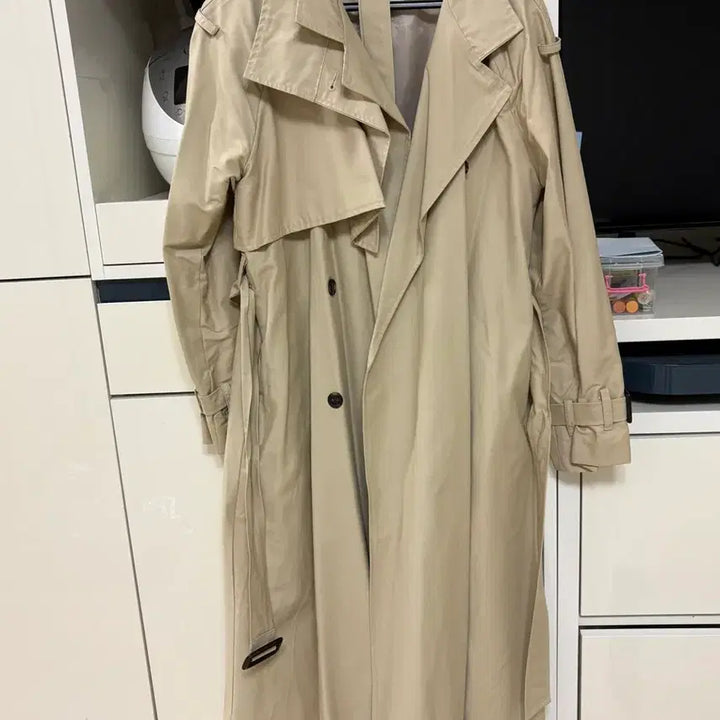 [BUNJANG] Modern Robe Beige Trench Coat / 모던로브 베이지 트렌치코트