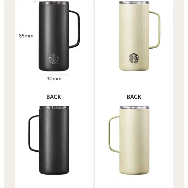 [BUNJANG] Starbucks Miniature Tumbler Keyring Set / 미개봉2종]스타벅스 미니어처 텀블러 키링 버터 옐로우&amp;다크 그레이 키체인
