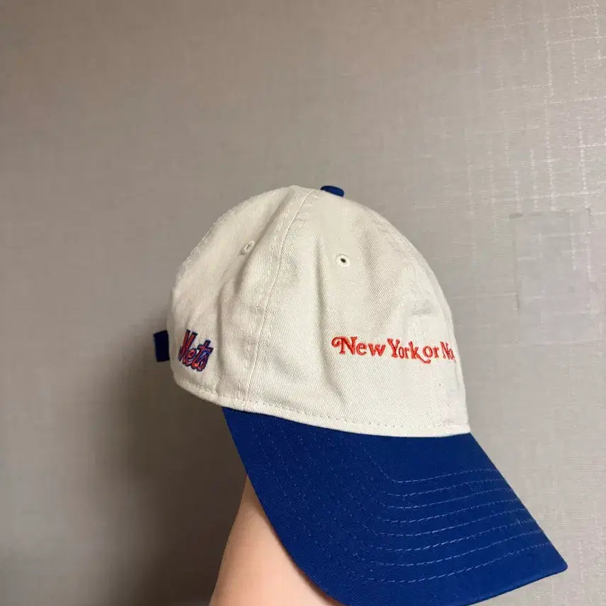 [BUNJANG] New Era New York Mets Chrome White Wordmark Ball Cap / 뉴에라 New York or Nowhere x 뉴욕 메츠 Chrome 화