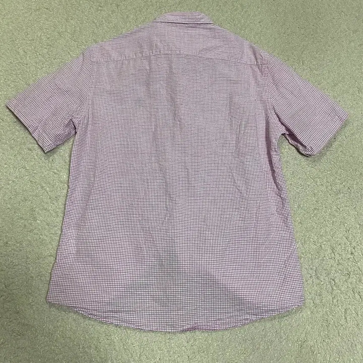 [BUNJANG] Hazzys Checkered Short Sleeve Shirt (Size 95) / 헤지스 반팔 셔츠 체크 95