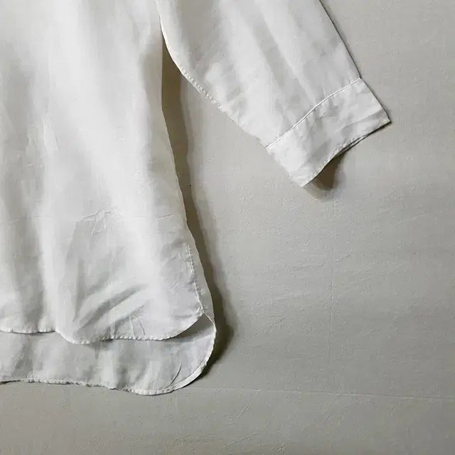 [BUNJANG] Le Glazik Franders Linen 100% White Blouse / le glazik Franders Linen 100% 블라우스 화이트