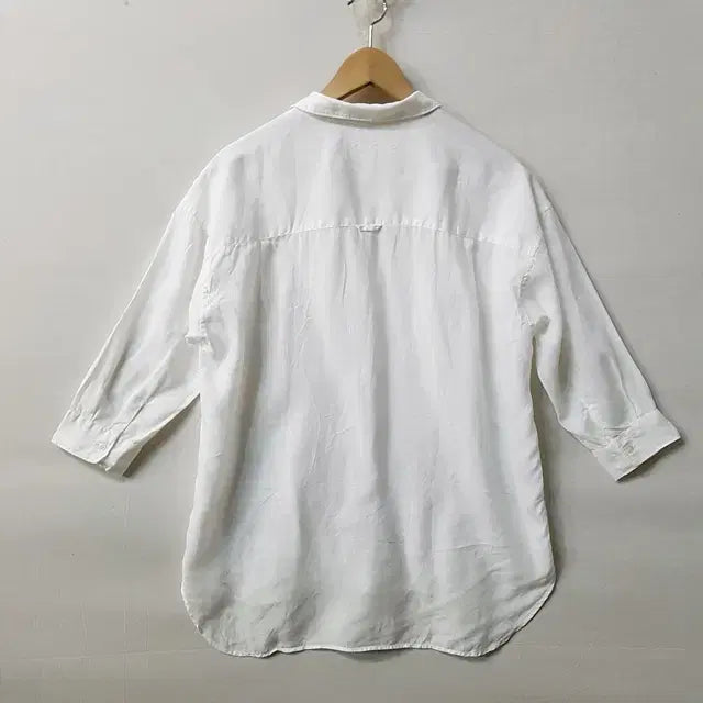 [BUNJANG] Le Glazik Franders Linen 100% White Blouse / le glazik Franders Linen 100% 블라우스 화이트