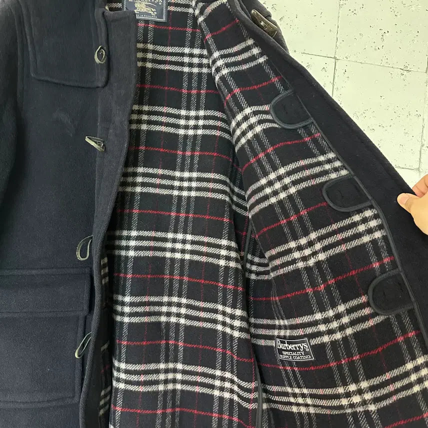 [BUNJANG] Burberry Navy Duffel Coat / XL 버버리 네이비 더플코트