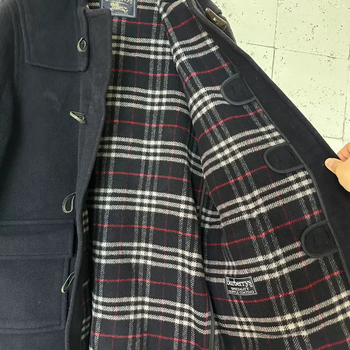 [BUNJANG] Burberry Navy Duffel Coat / XL 버버리 네이비 더플코트
