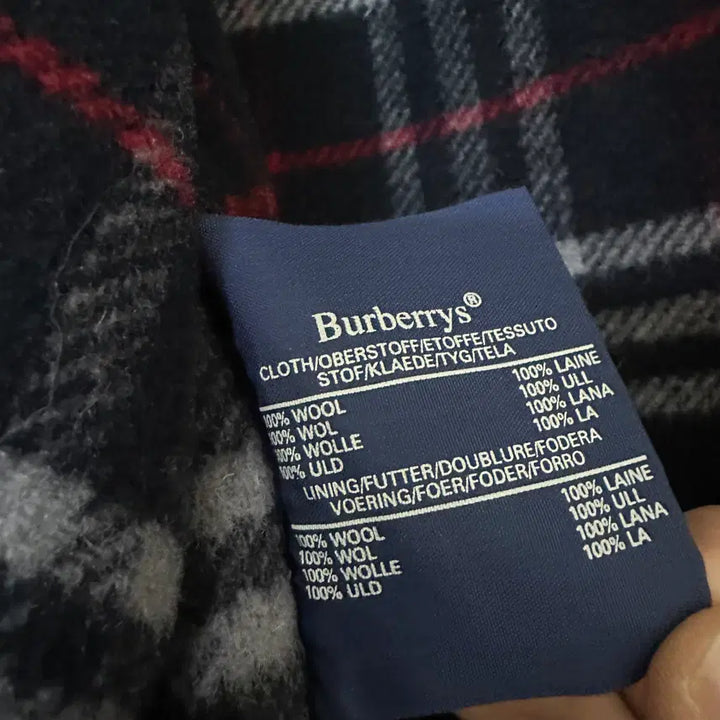 [BUNJANG] Burberry Navy Duffel Coat / XL 버버리 네이비 더플코트