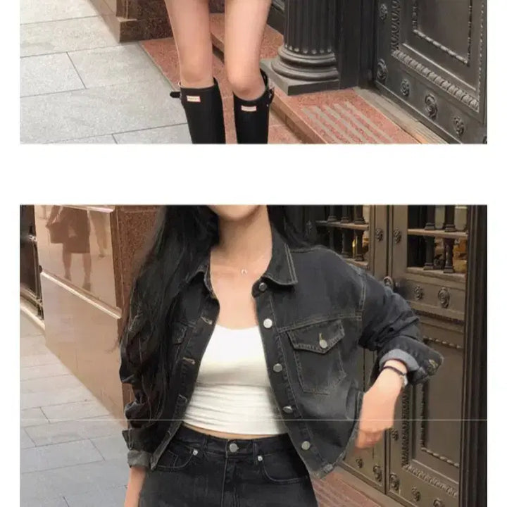 [BUNJANG] Modifit Denim A-line Skirt Shorts / 모디핏 데님 속바지 내장 A라 인스커트 팬츠