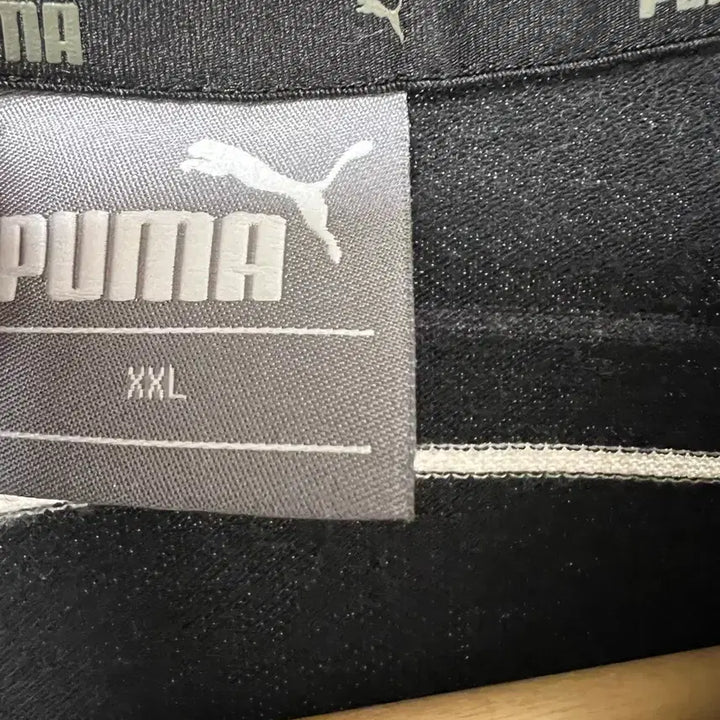 [BUNJANG] Puma Stripe Short Sleeve Polo Shirt / 푸마 스트라이프 반팔 카라티 블랙 1070