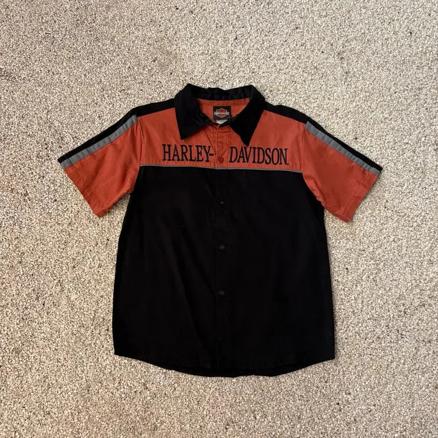 [BUNJANG] Harley-Davidson Short Sleeve Shirt / 할리데이비슨 반팔 셔츠