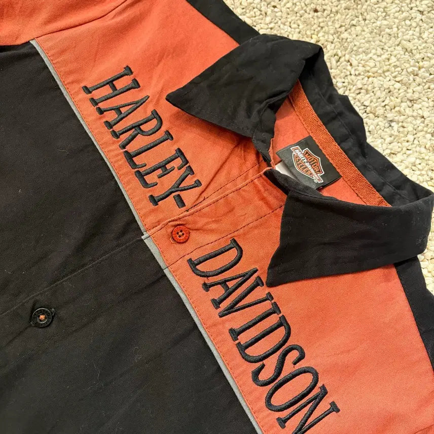 [BUNJANG] Harley-Davidson Short Sleeve Shirt / 할리데이비슨 반팔 셔츠