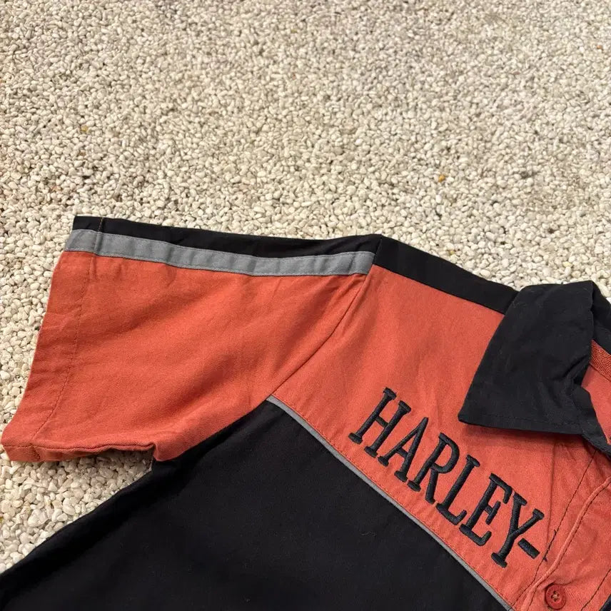 [BUNJANG] Harley-Davidson Short Sleeve Shirt / 할리데이비슨 반팔 셔츠