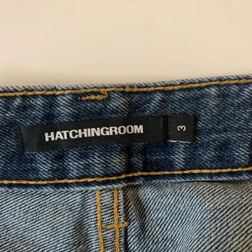 [BUNJANG] Hatching Room Wide Curved Denim Jeans / 해칭룸 와이드 커브드 데님 3사이즈