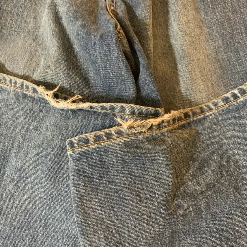 [BUNJANG] Hatching Room Wide Curved Denim Jeans / 해칭룸 와이드 커브드 데님 3사이즈