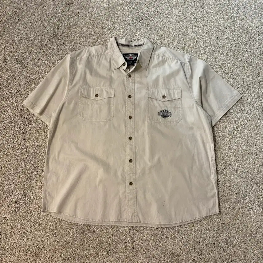 [BUNJANG] Harley Davidson Short Sleeve Shirt / 할리데이비슨 반팔 셔츠