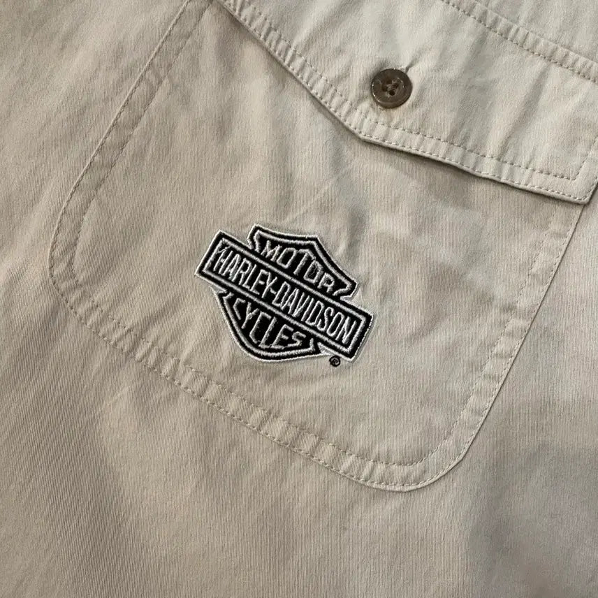 [BUNJANG] Harley Davidson Short Sleeve Shirt / 할리데이비슨 반팔 셔츠