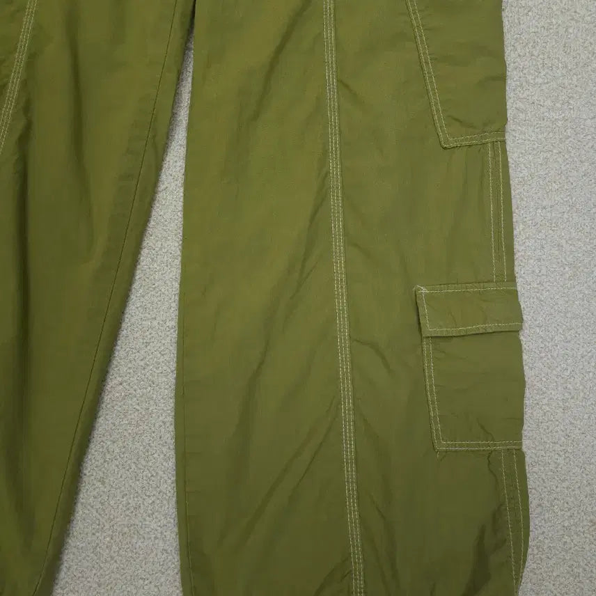 [SOLD OUT] (M)자라 여성 카고 바지 와이드 카키올리브 빈티지 J19W2584