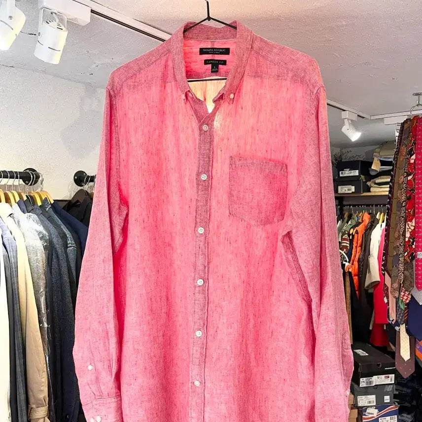 [BUNJANG] Banana Republic Linen Shirt / 바나나리퍼블릭 린넨 셔츠