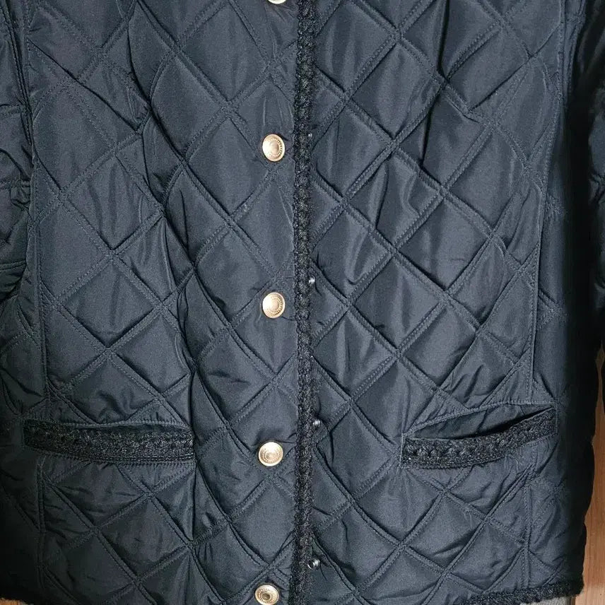 [BUNJANG] Roem Quilted Tweed Black Jacket / Roem 로엠 퀼팅 트위드 블랙 자켓 M