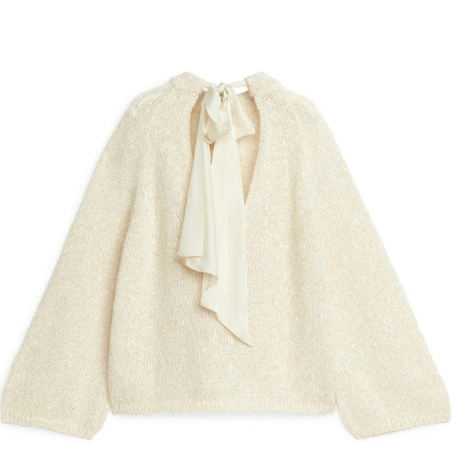 [BUNJANG] Arket Ribbon Detail Jumper / 아르켓 스웨터 (리본 디테일 점퍼)