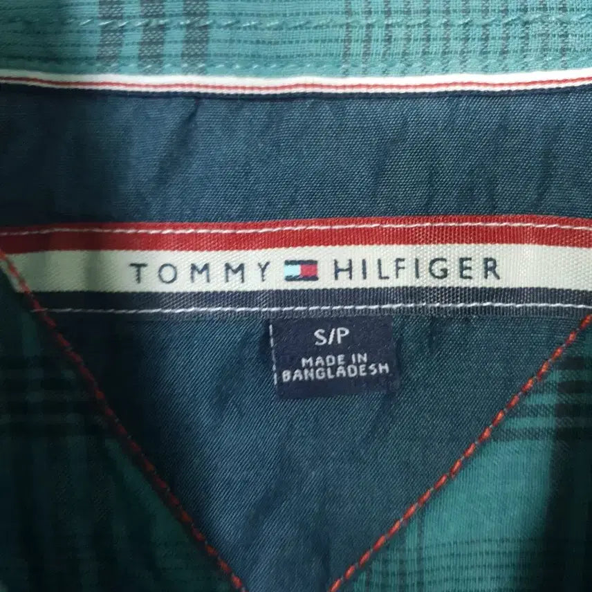 [BUNJANG] Tommy Hilfiger Green Check Long Sleeve Shirt / 타미힐피거 그린 체크 긴팔(실측 95~100) 셔츠 1100868