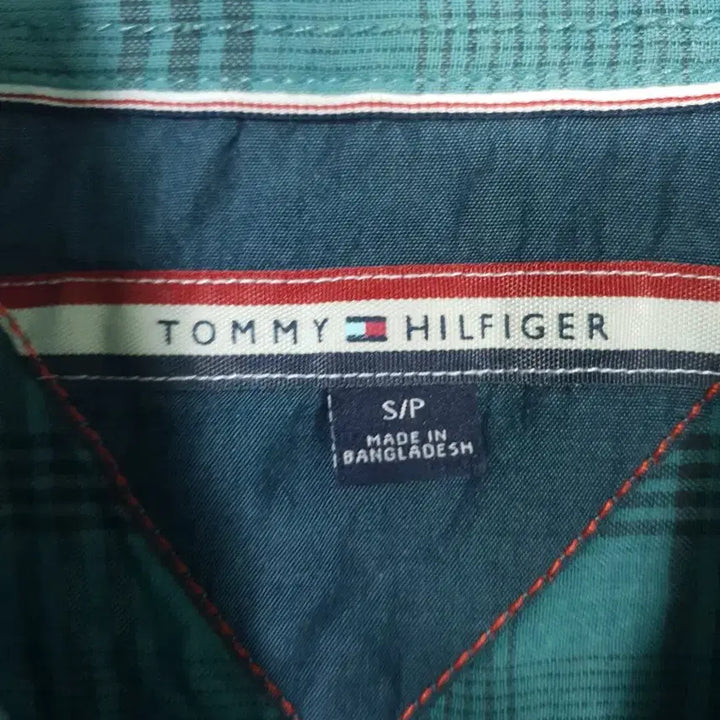 [BUNJANG] Tommy Hilfiger Green Check Long Sleeve Shirt / 타미힐피거 그린 체크 긴팔(실측 95~100) 셔츠 1100868