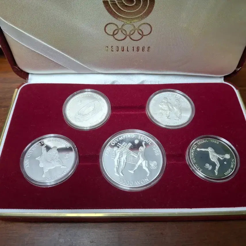 [BUNJANG] Seoul Olympic 2nd Anniversary Commemorative Coin Set / 서울올림픽 2차 기념주화 세트