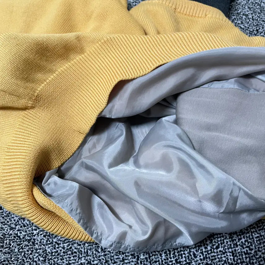 [BUNJANG] Munsingwear Penguin Knit Sweater Mustard / 빈티지9. 먼싱웨어 펭퀸 카라 니트 스웨터 머스타드
