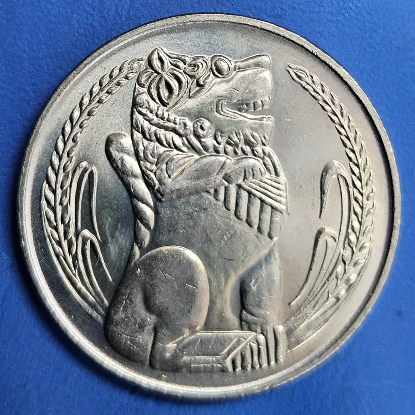 [BUNJANG] Singapore 1 Dollar Coin 1981 / [대형] [미사용][토닝중] 1981 싱가포르 1달러 M1028