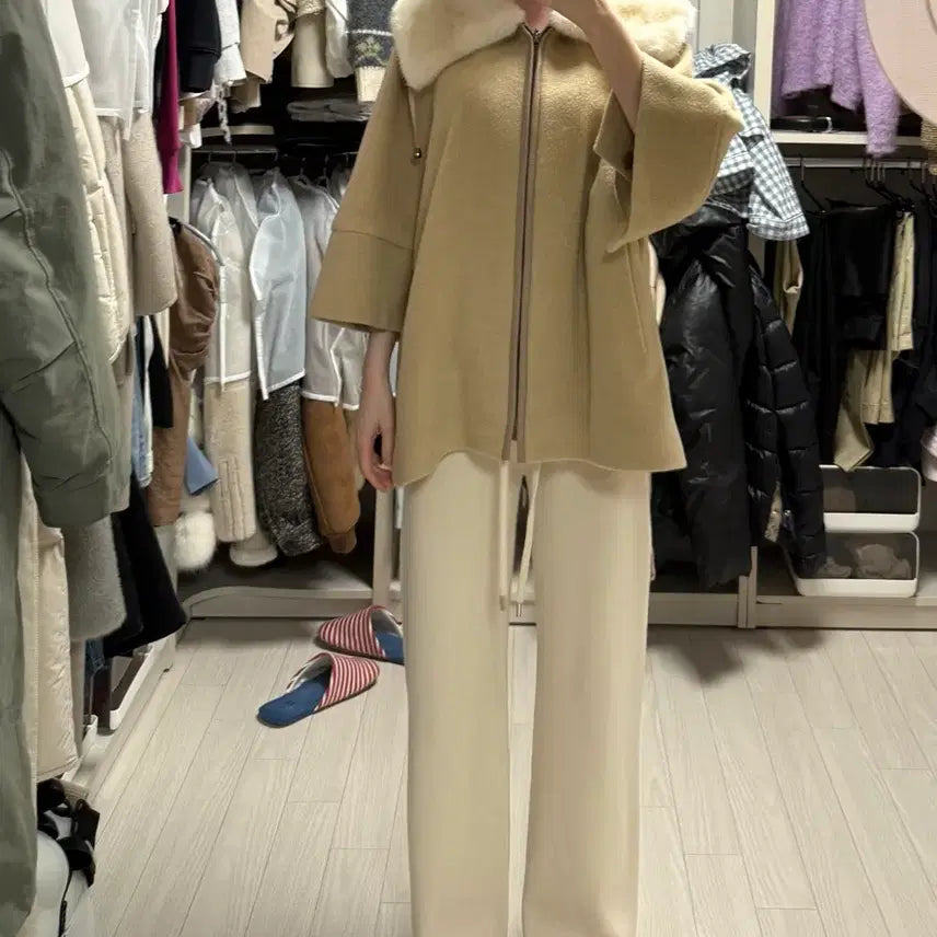 [BUNJANG] Hayes Cashmere Mink Fur / 헤이에스 캐시 밍크퍼