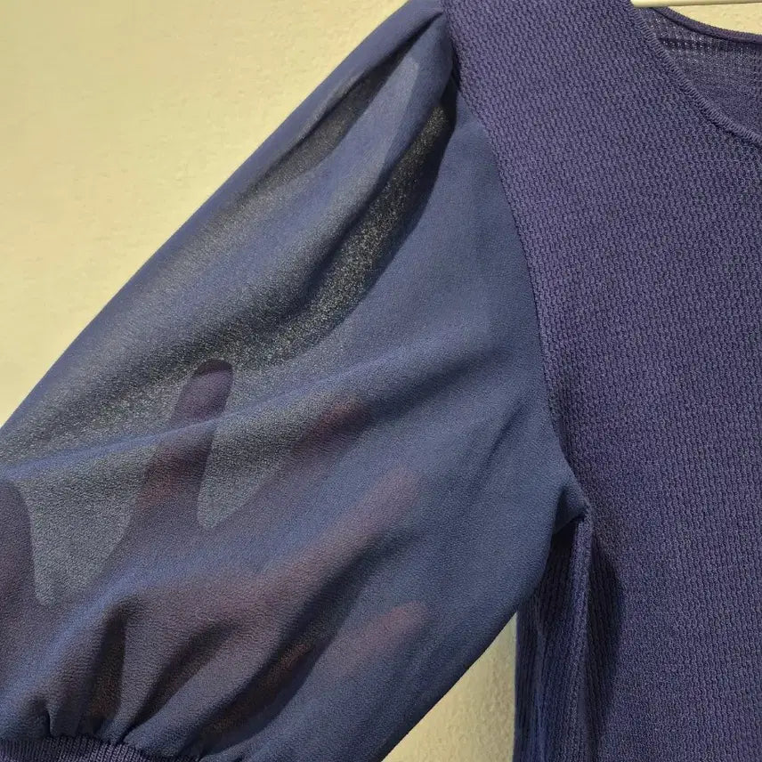 [BUNJANG] Cerruti 1881 Puff Sleeve Knit Top / 세루티 1881 퍼프 반팔 니트