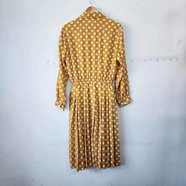 [BUNJANG] Studio Tomboy Yellow Dot Long Dress / 스튜디오톰보이 옐로우 도트 롱 원피스