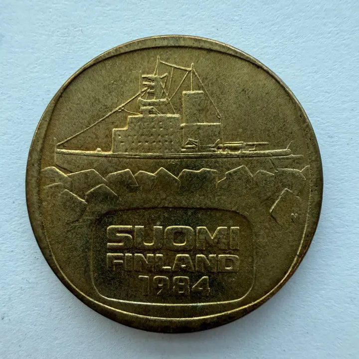 [BUNJANG] Finland 5 Markka Coin (1984) / 1984년 핀란드 5마르카 동전 S866